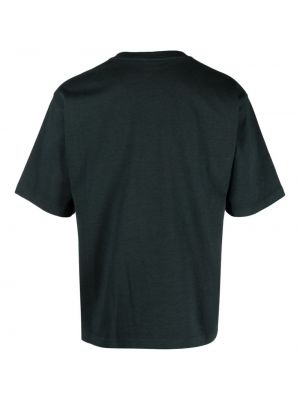 T-shirt en coton col rond Gr10k vert