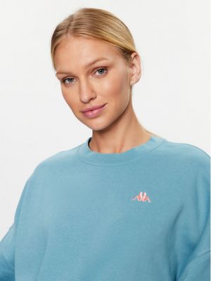 Laza szabású pulóver Kappa kék