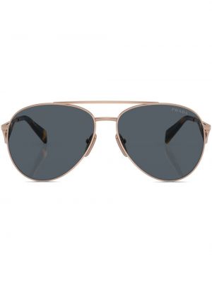 Okulary przeciwsłoneczne z różowego złota Prada Eyewear