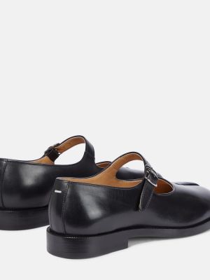 Pantofi cu toc din piele Maison Margiela negru