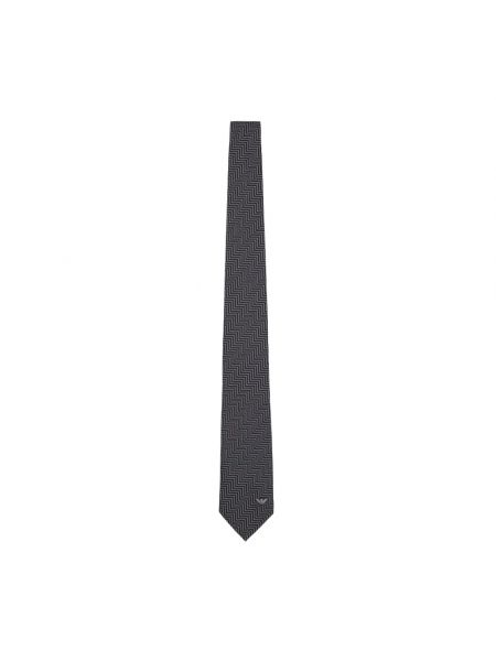 Krawatte mit print Emporio Armani grau