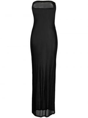 Skaidrus suknele Saint Laurent juoda
