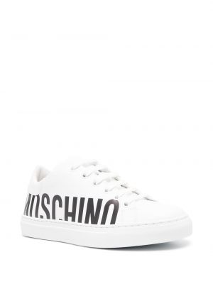 Sneakersy z nadrukiem Moschino