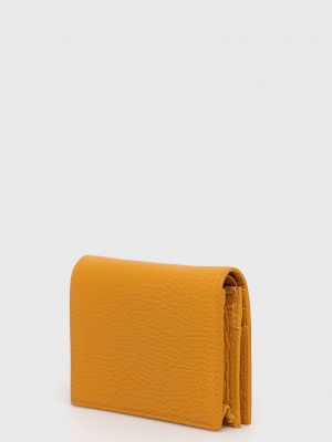 Шкіряний гаманець Coccinelle, помаранчевий