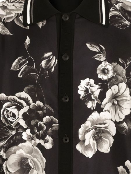 Raštuota gėlėta marškiniai Dolce & Gabbana