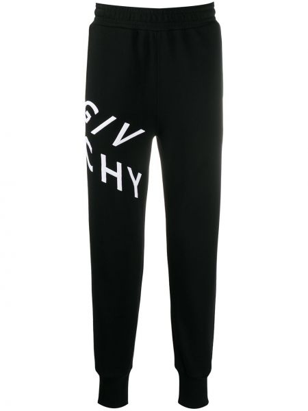 Pantalones de chándal con bordado Givenchy negro