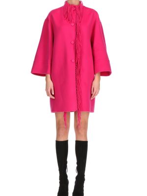 Пальто ERMANNO SCERVINO розовое