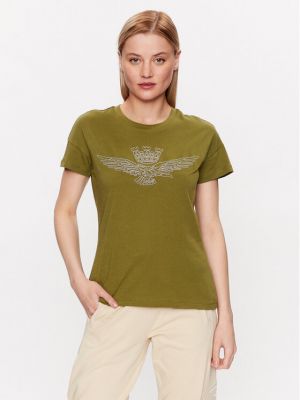 T-shirt Aeronautica Militare grün