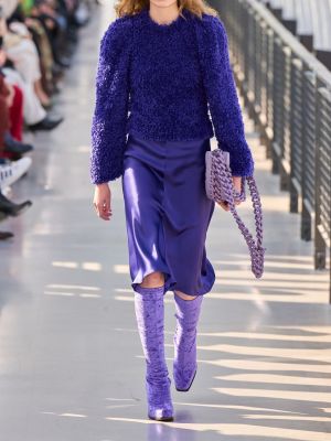 Vlněný svetr Stella Mccartney fialový