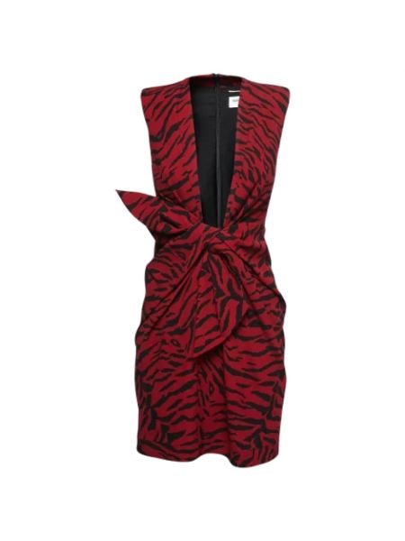 Sukienka Yves Saint Laurent Vintage czerwona