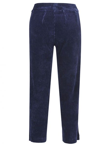 Pantaloni di velluto a coste in velluto Avenue Montaigne blu