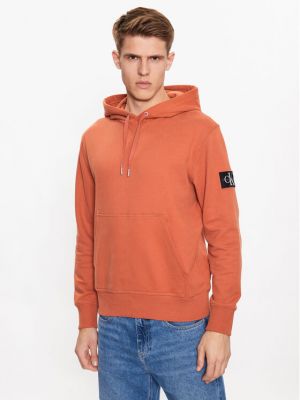 Džemperis Calvin Klein Jeans oranžinė