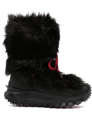 Sniego batai su kailiu Moncler Grenoble juoda