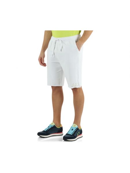 Pantalones cortos deportivos Sun68 blanco
