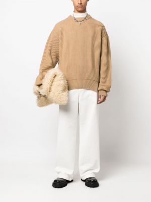Pullover mit rundem ausschnitt Jil Sander beige
