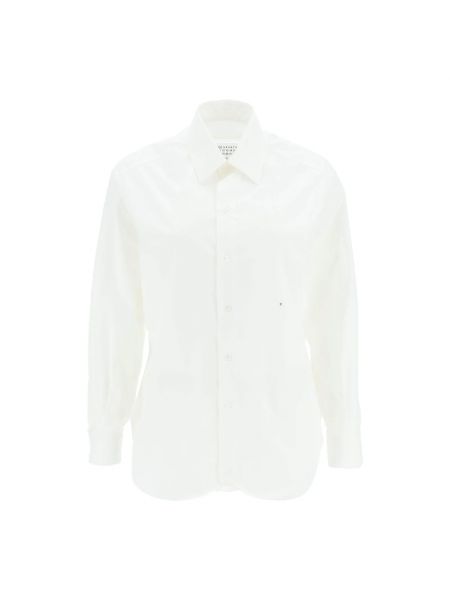 Koszula na guziki oversize bawełniana Maison Margiela biała