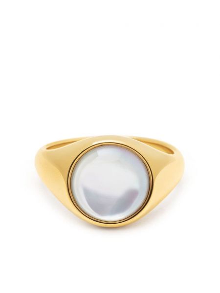 Prsten sa perlicama Nialaya Jewelry zlatna