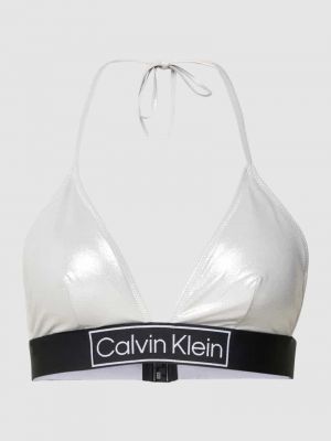Bikini Calvin Klein Underwear srebrny