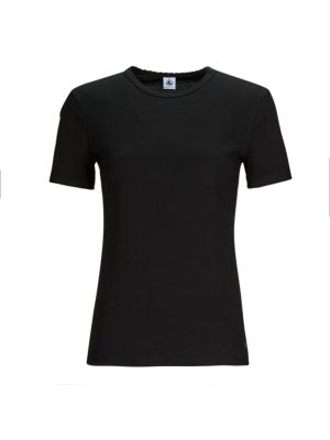 Tričko s krátkými rukávy Petit Bateau černé