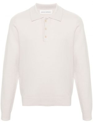 Kašmyro polo marškinėliai Extreme Cashmere balta