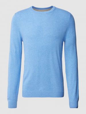 Dzianinowy sweter Mcneal niebieski