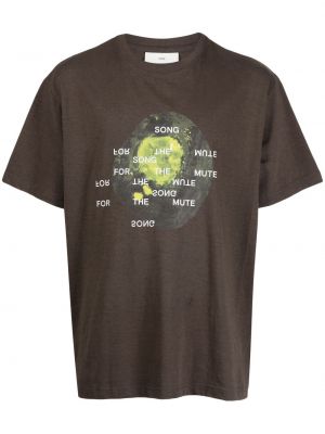 T-shirt aus baumwoll mit print Song For The Mute