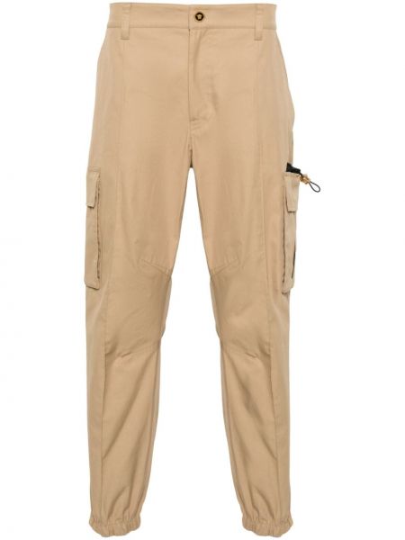 Pantaloni cargo di cotone Versace beige