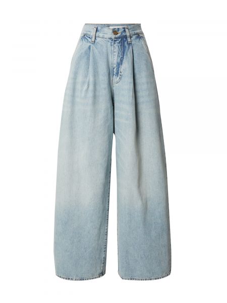 Plisované džínsy Armani Exchange modrá