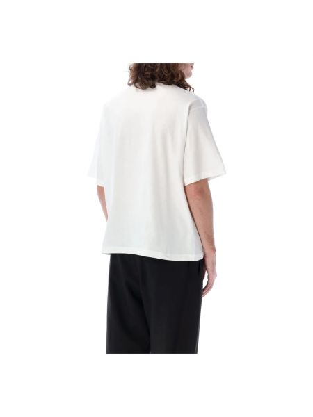 Camisa de algodón de tela jersey Marni blanco