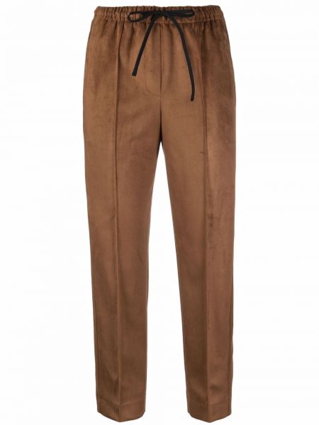 Укороченные брюки Incotex, коричневые