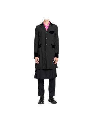 Nylonowy płaszcz Comme Des Garcons czarny