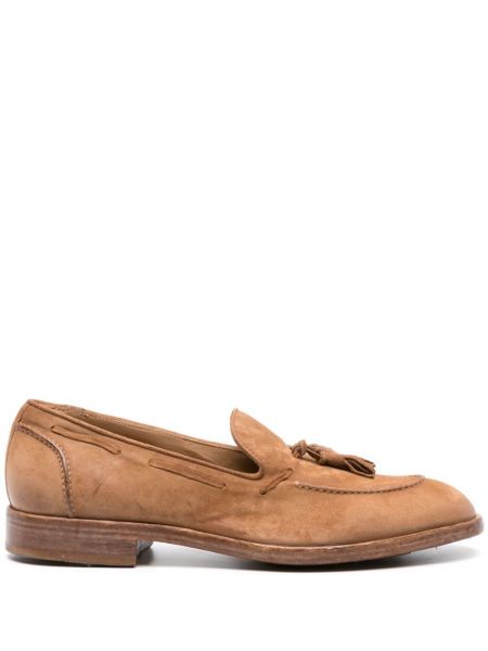 Pantofi loafer din piele de căprioară Moma maro