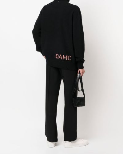 Pullover mit stickerei Oamc schwarz