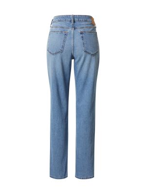Straight leg jeans Hollister blu