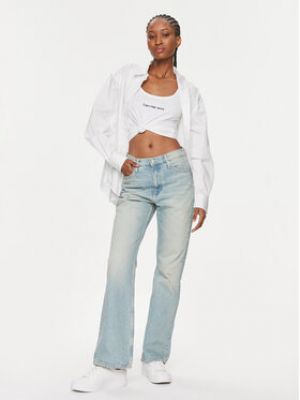 Top Calvin Klein Jeans bílý