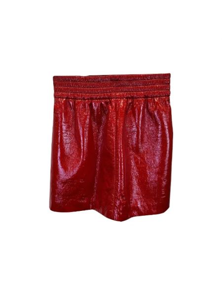 Pantalones cortos Miu Miu Pre-owned rojo