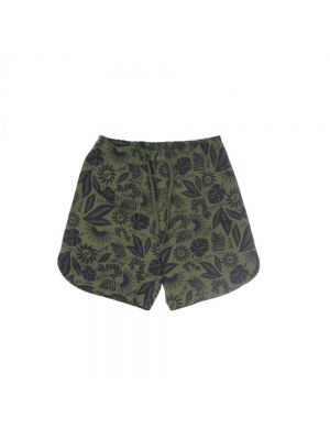 Geblümte shorts New Era grün