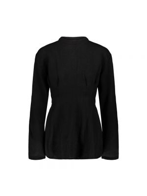 Sweter plisowany Comme Des Garcons czarny