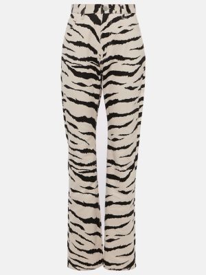 Blugi cu imagine cu model zebră Alaïa