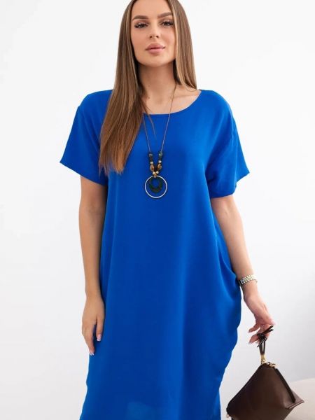 Φόρεμα με τσέπες Kesi μπλε