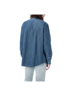 Koszula jeansowa dopasowana Ralph Lauren niebieska