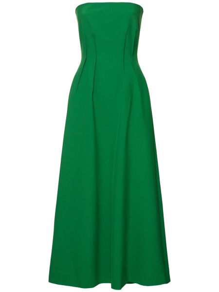 Plissert dress Elie Saab grønn