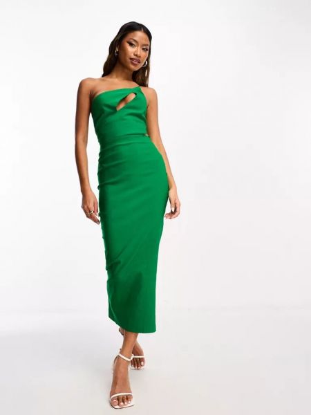 Платье миди Vesper зеленое