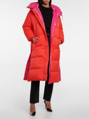 Oboustranný kabát Yves Salomon růžový