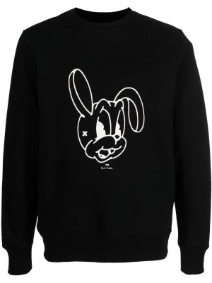 Trykt sweatshirt Ps Paul Smith svart