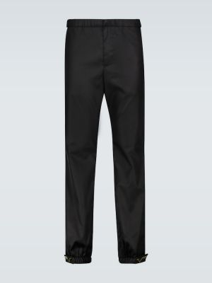 Pantalon en nylon Prada noir
