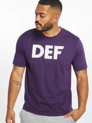Polo marškinėliai Def violetinė
