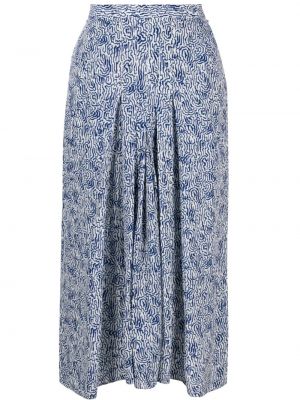 Midi suknja s printom s apstraktnim uzorkom Marant Etoile