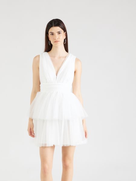 Koktel haljina Gina Tricot bijela