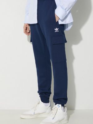 Pantaloni cargo Adidas Originals albastru